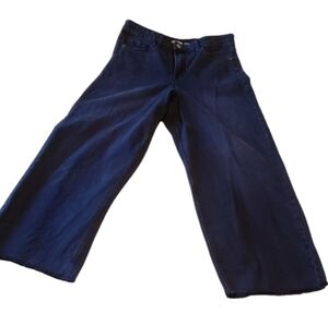 Old Navy cropped wide leg jeans